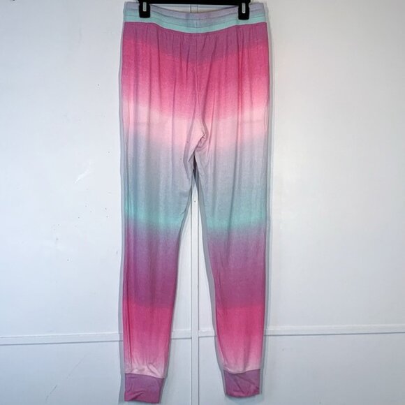 BP Women's  Dip Dye Sweatpant Joggers in Deep Pink Multi - Picture 4 of 9